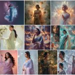 Best 10 Prompt Seen Girl Saree AI Photo Editing for Easy Enhancements | Trending peacock saree prompt