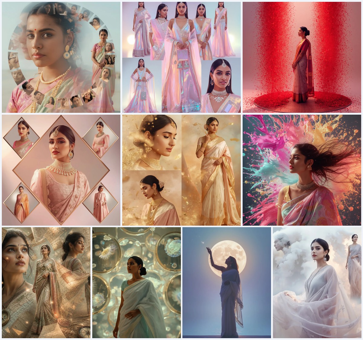 New 10 New Instagram Trend Prompt For Girl Saree Look Copy And Paste In English | ChatGPT saree prompt Instagram